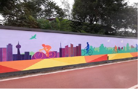 务川墙体彩绘-围墙