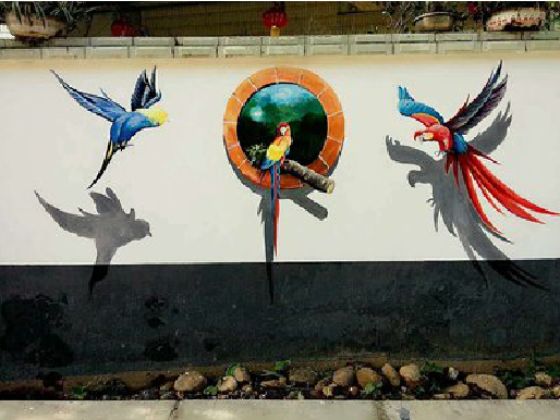 务川视觉错位-3D墙绘设计