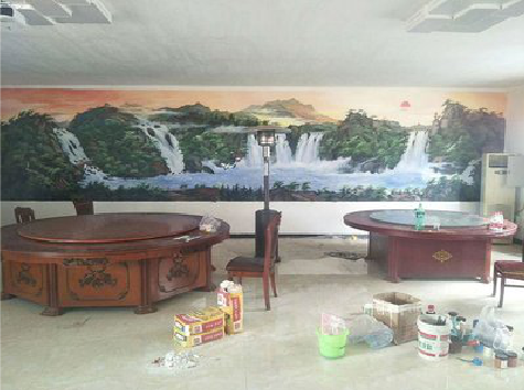 务川墙绘-写实风景