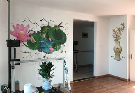 务川墙体彩绘相比墙纸的优势。