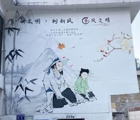 务川分享几个墙绘保养知识。