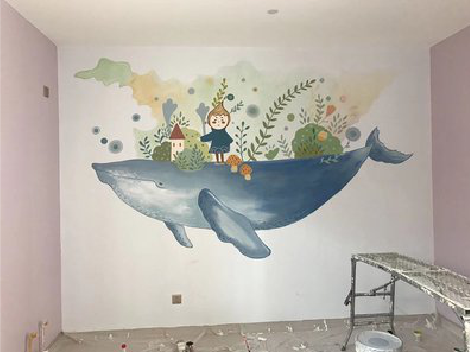 务川手绘墙的特点及优势。